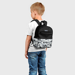 Детский рюкзак Полукамуфляж Тёмно-Серый, цвет: 3D-принт — фото 2