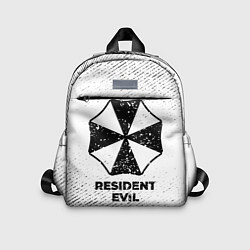 Детский рюкзак Resident Evil с потертостями на светлом фоне