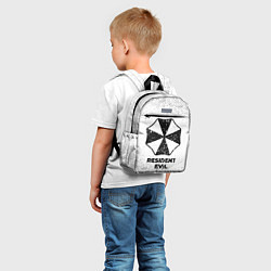Детский рюкзак Resident Evil с потертостями на светлом фоне, цвет: 3D-принт — фото 2