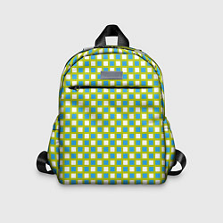 Детский рюкзак Квадратики паттерн, цвет: 3D-принт
