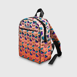 Детский рюкзак Яркие и необычные бабочки, цвет: 3D-принт — фото 2