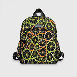 Детский рюкзак Цитрусовый микс, цвет: 3D-принт