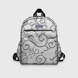 Детский рюкзак Ажурный орнамент на поверхности металла, цвет: 3D-принт