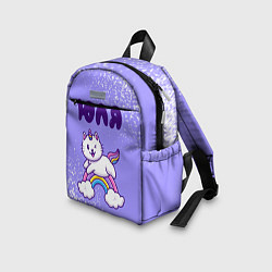 Детский рюкзак Юля кошка единорожка, цвет: 3D-принт — фото 2