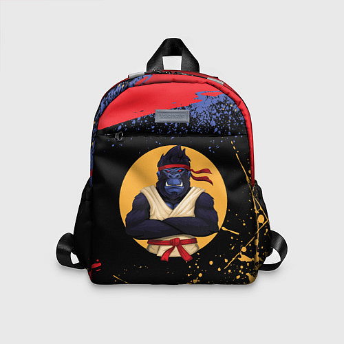 Детский рюкзак Карате горилла / 3D-принт – фото 1