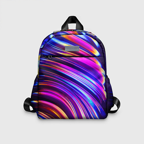 Детский рюкзак Яркая цветная композиция / 3D-принт – фото 1