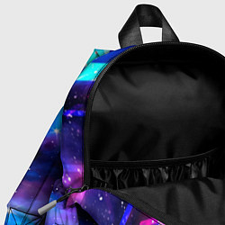 Детский рюкзак Ajax неоновый космос, цвет: 3D-принт — фото 2