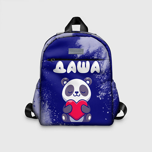 Детский рюкзак Даша панда с сердечком / 3D-принт – фото 1