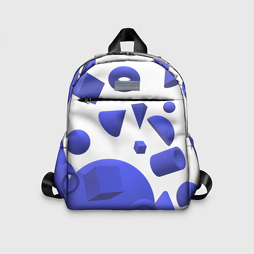 Детский рюкзак Падающие геометрические фигуры / 3D-принт – фото 1