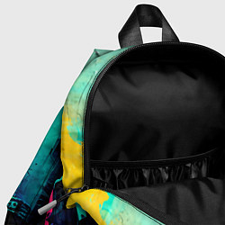 Детский рюкзак Уличный гранж стиль, цвет: 3D-принт — фото 2