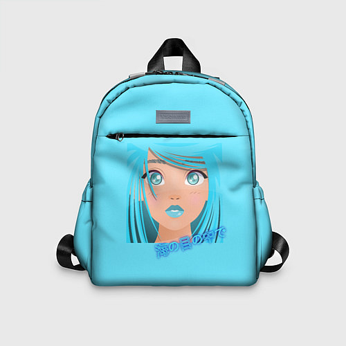 Детский рюкзак Аниме девушка с глазами цвета океана / 3D-принт – фото 1