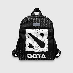 Детский рюкзак Dota с потертостями на темном фоне