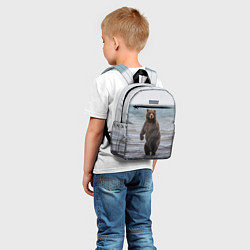 Детский рюкзак Косолапый решил искупаться, цвет: 3D-принт — фото 2