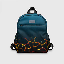 Детский рюкзак Треснутые плиты геометрия, цвет: 3D-принт