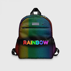 Детский рюкзак Радужные точки - Rainbow, цвет: 3D-принт
