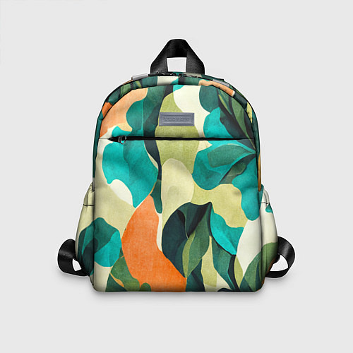 Детский рюкзак Multicoloured camouflage / 3D-принт – фото 1