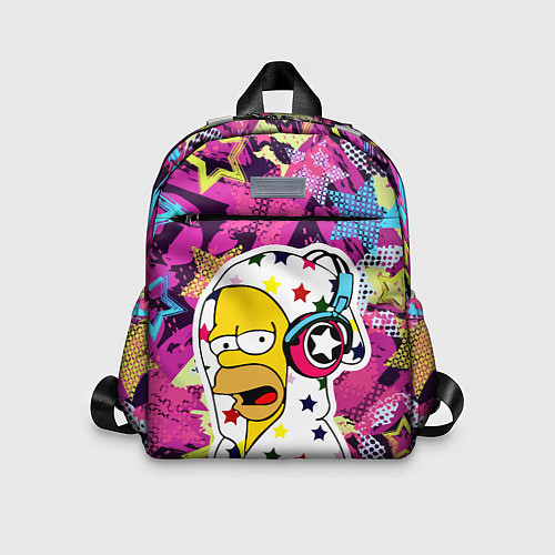 Детский рюкзак Гомер Симпсон в звёздном балахоне! / 3D-принт – фото 1