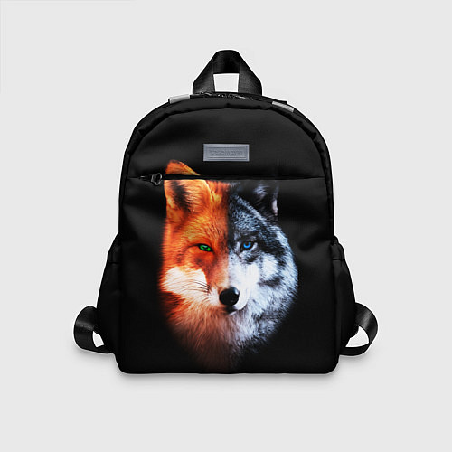 Детский рюкзак Волк и Лисица / 3D-принт – фото 1