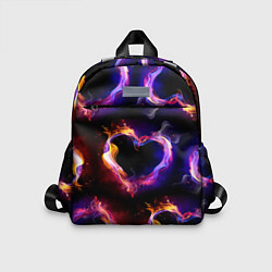 Детский рюкзак Пламенное сердце - паттерн, цвет: 3D-принт