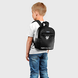 Детский рюкзак Poppy Playtime glitch на темном фоне: символ сверх, цвет: 3D-принт — фото 2
