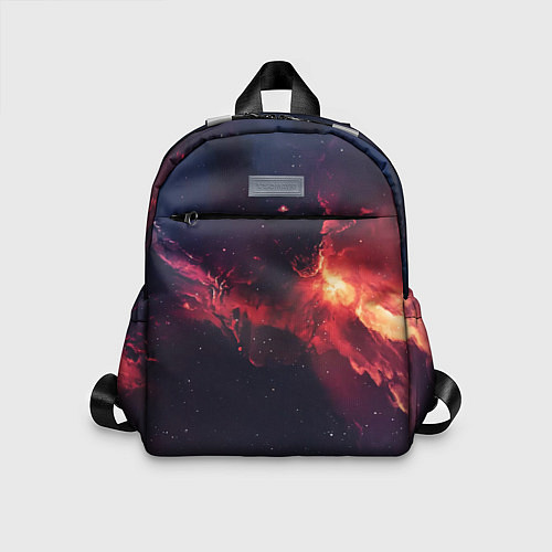 Детский рюкзак Космическое пламя / 3D-принт – фото 1