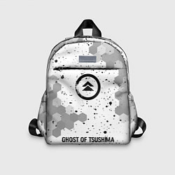 Детский рюкзак Ghost of Tsushima glitch на светлом фоне: символ с