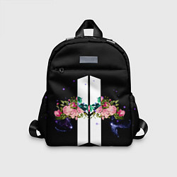 Детский рюкзак BTS Flowers In Space, цвет: 3D-принт