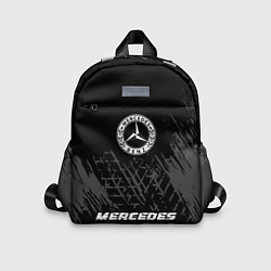 Детский рюкзак Mercedes speed шины на темном: символ, надпись
