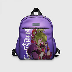 Детский рюкзак Геншин импакт - Куки Синобу, цвет: 3D-принт