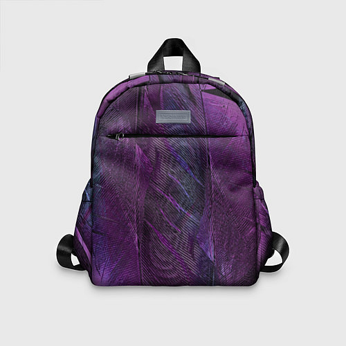 Детский рюкзак Текстура из перьев / 3D-принт – фото 1