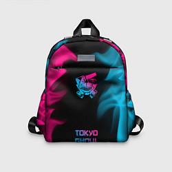 Детский рюкзак Tokyo Ghoul - neon gradient: символ, надпись, цвет: 3D-принт