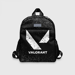 Детский рюкзак Valorant с потертостями на темном фоне, цвет: 3D-принт