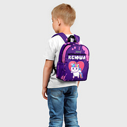 Детский рюкзак Ксюша единорог с сердечком, цвет: 3D-принт — фото 2