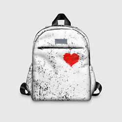 Детский рюкзак Сердце карандашом, цвет: 3D-принт