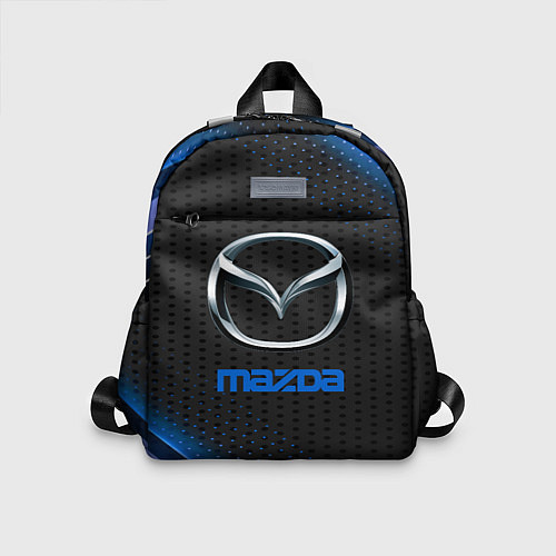 Детский рюкзак Mazda Абстракция карбон / 3D-принт – фото 1