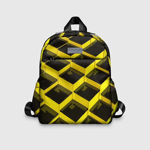 Детский рюкзак Желтые ступеньки / 3D-принт – фото 1