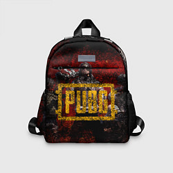 Детский рюкзак PUBG red theme, цвет: 3D-принт