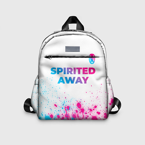 Детский рюкзак Spirited Away neon gradient style: символ сверху / 3D-принт – фото 1