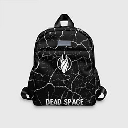 Детский рюкзак Dead Space glitch на темном фоне: символ, надпись
