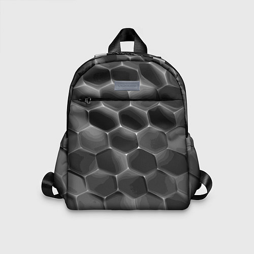 Детский рюкзак Черные камни / 3D-принт – фото 1