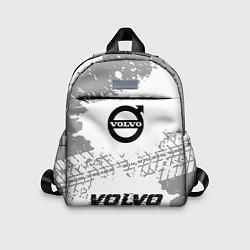 Детский рюкзак Volvo speed шины на светлом: символ, надпись, цвет: 3D-принт