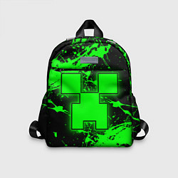 Детский рюкзак Minecraft neon green, цвет: 3D-принт