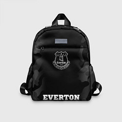 Детский рюкзак Everton sport на темном фоне: символ, надпись
