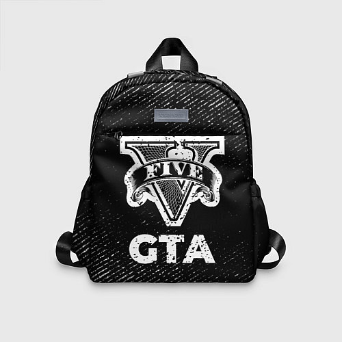 Детский рюкзак GTA с потертостями на темном фоне / 3D-принт – фото 1