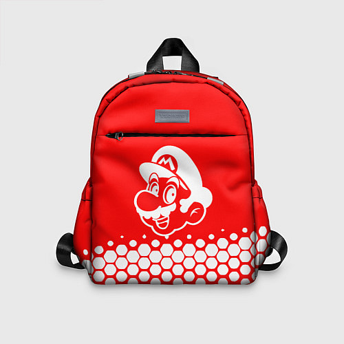 Детский рюкзак Super Mario - абстракция / 3D-принт – фото 1