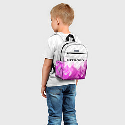 Детский рюкзак Citroen pro racing: символ сверху, цвет: 3D-принт — фото 2