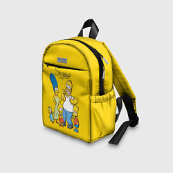 Детский рюкзак Счастливые Симпсоны, цвет: 3D-принт — фото 2