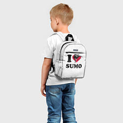 Детский рюкзак I love sumo fighter, цвет: 3D-принт — фото 2