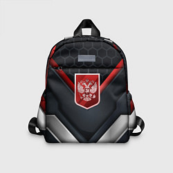 Детский рюкзак Красный герб России, цвет: 3D-принт