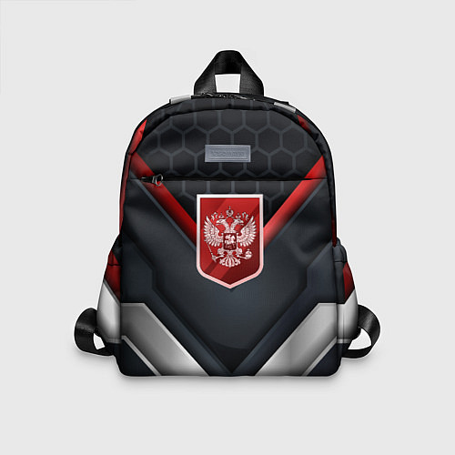 Детский рюкзак Красный герб России / 3D-принт – фото 1